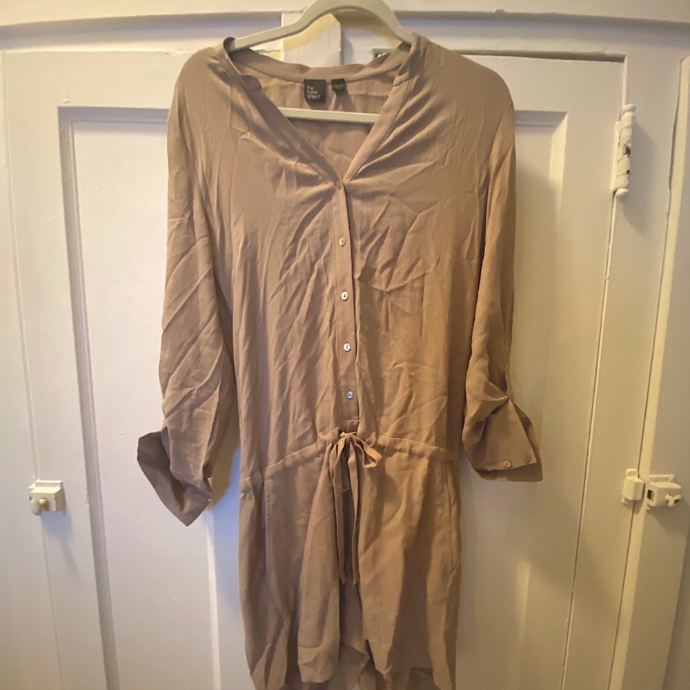The Fisher Project Tan Romper